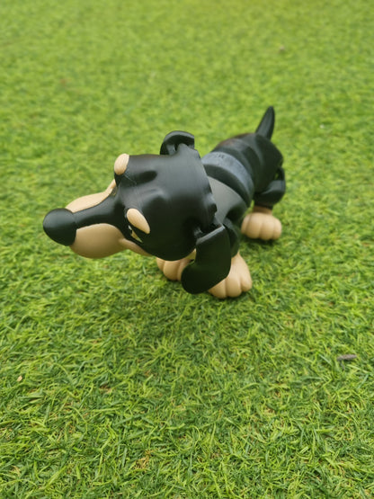 Perro salchicha articulados